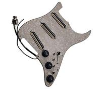 SSS Upgrade Prewired Pickguard Set Multifunzione Ad Alto Rendimento Mini Humbucker Pikups Adatto Per Chitarra For For ST Battipenna precablati Set (Color : 10)
