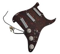 SSS Upgrade Prewired Pickguard Set Multifunzione Ad Alto Rendimento Mini Humbucker Pikups Adatto Per Chitarra For For ST Parti di ricambio per chitarre (Color : 07)