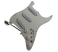 SSS Upgrade Prewired Pickguard Set Multifunzione Ad Alto Rendimento Mini Humbucker Pikups Adatto Per Chitarra For For ST Battipenna precablati Set (Color : 14)