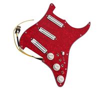 SSS Upgrade Prewired Pickguard Set Multifunzione Ad Alto Rendimento Mini Humbucker Pikups Adatto Per Chitarra For For ST Battipenna precablati Set (Color : 12)