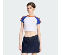 SST BABY TEE White / Bold Blue / Orange 2XL