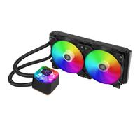 SST-IG280-ARGB - IceGem Raffreddatore a liquido AIO, 2x 140mm ventole ARGB, 115x/2066, AMD AM4 - Nouvo