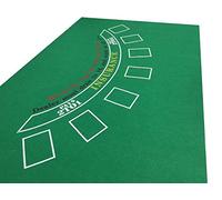 SSTN BJ 1 GREEN BLACKJACK BLACK JACK CASINO FELT BAIZE LAYOUT