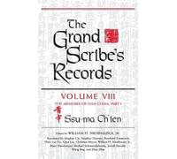 Ssu-ma Ch'ien The Grand Scribe's Records, Volume VIII (Copertina rigida)