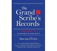 Ssu-ma Ch'ien The Grand Scribe's Records, Volume XI (Copertina rigida)