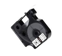 SSUMCUWR 12 mm nastro per etichetta multi colore compatibile con 18432 18444 18435 18438 18441 1805243 1805435 per l'uso con 4200 5200 etichette produttori di etichette(Black on White)