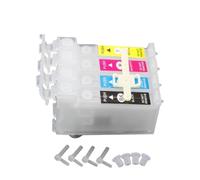 SSUMCUWR 20pcs cartucce CISS ricaricabili compatibili con WF-3720 WF-3733 WF-3730 XP-2100 XP-2105 XP-3100 XP-3105 XP-4100 XP-4105 Sistemi di cartuccia a inchiostro