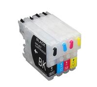 SSUMCUWR Cartuccia di inchiostro ricaricabile LC11 LC16 LC38 LC61 LC65 Compatibile con DCP-165C DCP-375CW DCP-385C DCP-585CW