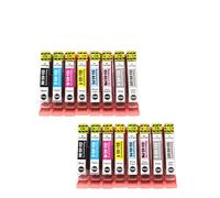 SSUMCUWR Cartuccia d'inchiostro CLI65 da 1 a 40 pezzi compatibile con la cartuccia d'inchiostro a colori della stampante Pro200 BK C M Y PC PM GY LGY(CLI-65 16pcs-2set)