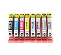 SSUMCUWR Cartuccia d'inchiostro CLI65 da 1 a 40 pezzi compatibile con la cartuccia d'inchiostro a colori della stampante Pro200 BK C M Y PC PM GY LGY(CLI-65 8pcs-1set)