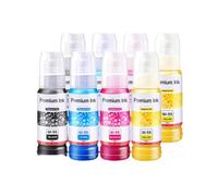 SSUMCUWR Inchiostro per pigmenti a base d'acqua in bottiglia compatibile per maxify GX1050 GX2050 GX1060 GX2060 Stampanti GI55 GI-55 GI 55 Modello(2BK-2C-2M-2Y)