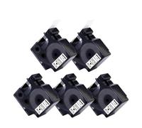 SSUMCUWR Nastro 5 pezzi 24 mm 53713 53716 53717 53718 53719 compatibile con stampante per nastri per etichette D1 LabelManager 400 450(5PK Black on White)