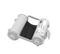 SSUMCUWR Nastro a trasferimento termico SL R101T R103T compatibile con MAX CPM 100G3C CPM 100 CPM 100H4 CPM 100H5 100HG3C 100HIII Stampante per etichette Bepop(R101T No Chip Black)