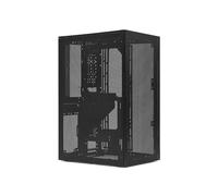SSUPD Meshroom S V2 Mini-ITX Small Form Factor (SFF) - Pannello laterale in rete completa con cavo riser PCIe 5.0, facile accessibilità senza attrezzi (variante B)