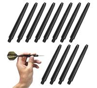 SSyang 100Pcs Freccette Alberi Aste,Freccette Frecce in Plastica Frecce per Freccette Punte in Nylon Punte 2ba per Freccette,per Freccette in Acciaio Morbido(Nero)