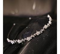 SSyang Coroncina Sposa, Cerchietto Sposa, Accessori per Capelli da Cerimonia, Strass, Accessori Capelli, Luminoso, per Compleanni, Balli, Feste, Matrimoni, Decorazione dei Capelli