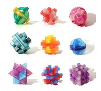 sszxmy Blocco Luban 3D Ad Incastro, Gioco di Disentanglement per Stimolare Il Cervello