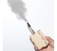 SSZZMM33 Nebbia Mini macchina per feste all'aperto a distanza portatile leggera per fumo piccola macchina per DJ palco indoor (scatola di legno), ML-FMOFOG1