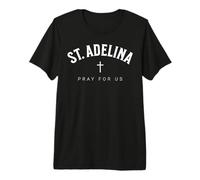 St. Adelina Catholic Patron Christian Saint Maglietta Premium