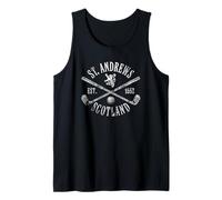 St. Andrews Scotland Crossed EST. 1552 Club Distressed Canotta