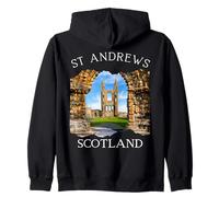 St Andrews Scotland Outer Hebrides Souvenir Donne Bambini Uomini Felpa con Cappuccio