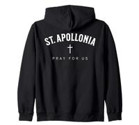 St. Apollonia Catholic Patron Christian Saint Felpa con Cappuccio