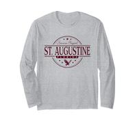 St. Augustine Florida - Etichetta di St. Augustine FL Maglia a Manica