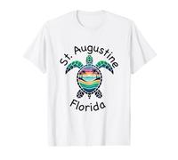 St. Augustine Florida Souvenir Uomini Donne Ragazza Ragazzo Bambini Maglietta con Stampa Grafica Economica
