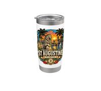 St Augustine Florida Storico Costiera Avventura Bicchiere termico in acciaio inox doppia parete