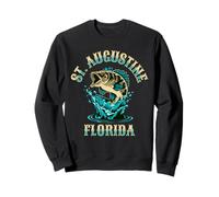 St. Augustine Florida USA Pesca Design Felpa