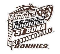 St. Bonaventure University, foglio intero, decalcomania in vinile per laptop, bottiglia d'acqua, auto, scrapbook (foglio intero)