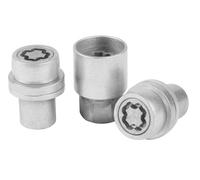 ST Bulloni Antifurto Cerchio M14x1, 5x48 Dado Piatto Federale Argento 56120151