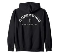 St. Camillus de Lellis Catholic Patron Christian Saint Felpa con Cappuccio
