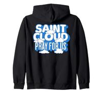 St Cloud Clodoald Santi cattolici francesi Felpa con Cappuccio