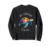 St. Croix U.S.V.I. Isola Vergine Americana Souvenir Vacanza Felpa