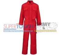 St da Uomo Boilersuit Tuta Intera Abbigliamento Lavoro Borchie Frontale Mechanic