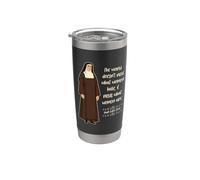 St Edith Stein Catholic Saint Quote femminile Teresa Benedicta Bicchiere termico in acciaio inox doppia parete