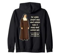 St Edith Stein Catholic Saint Quote Femminile Teresa Benedicta Felpa con Cappuccio