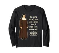 St Edith Stein Catholic Saint Quote Femminile Teresa Benedicta Maglia a Manica