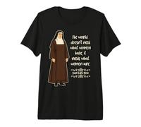 St Edith Stein Catholic Saint Quote Femminile Teresa Benedicta Maglietta Premium