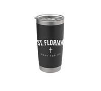 St. Florian Catholic Patron Christian Saint Bicchiere termico in acciaio inox doppia parete