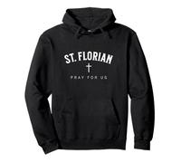 St. Florian Catholic Patron Christian Saint Felpa con Cappuccio