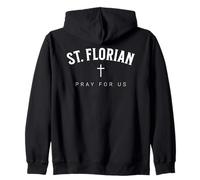St. Florian Catholic Patron Christian Saint Felpa con Cappuccio