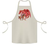 St George Che Uccide Un Drago Grembiule In Cotone 100% Biologico
