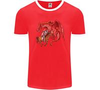 St George Che Uccide Un Drago Uomo Ringer T-Shirt FotL
