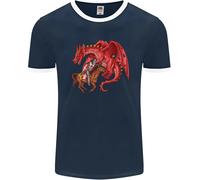 St George Che Uccide Un Drago Uomo Ringer T-Shirt FotL