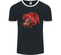 St George Che Uccide Un Drago Uomo Ringer T-Shirt FotL