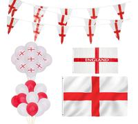 St George Inghilterra Decorazioni Festa Bandiere Palloncini Tazze Piatti Adesivi