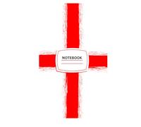 St. George’s Cross Notebook: Classic notebook featuring the English flag on every page.