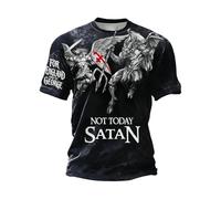 St Georges Day - Maglietta da uomo con grafica Saint George, vestibilità normale, a maniche corte, con scritta "Union Jack", patriottica, britannica, per il tempo libero, girocollo, maglietta da corsa